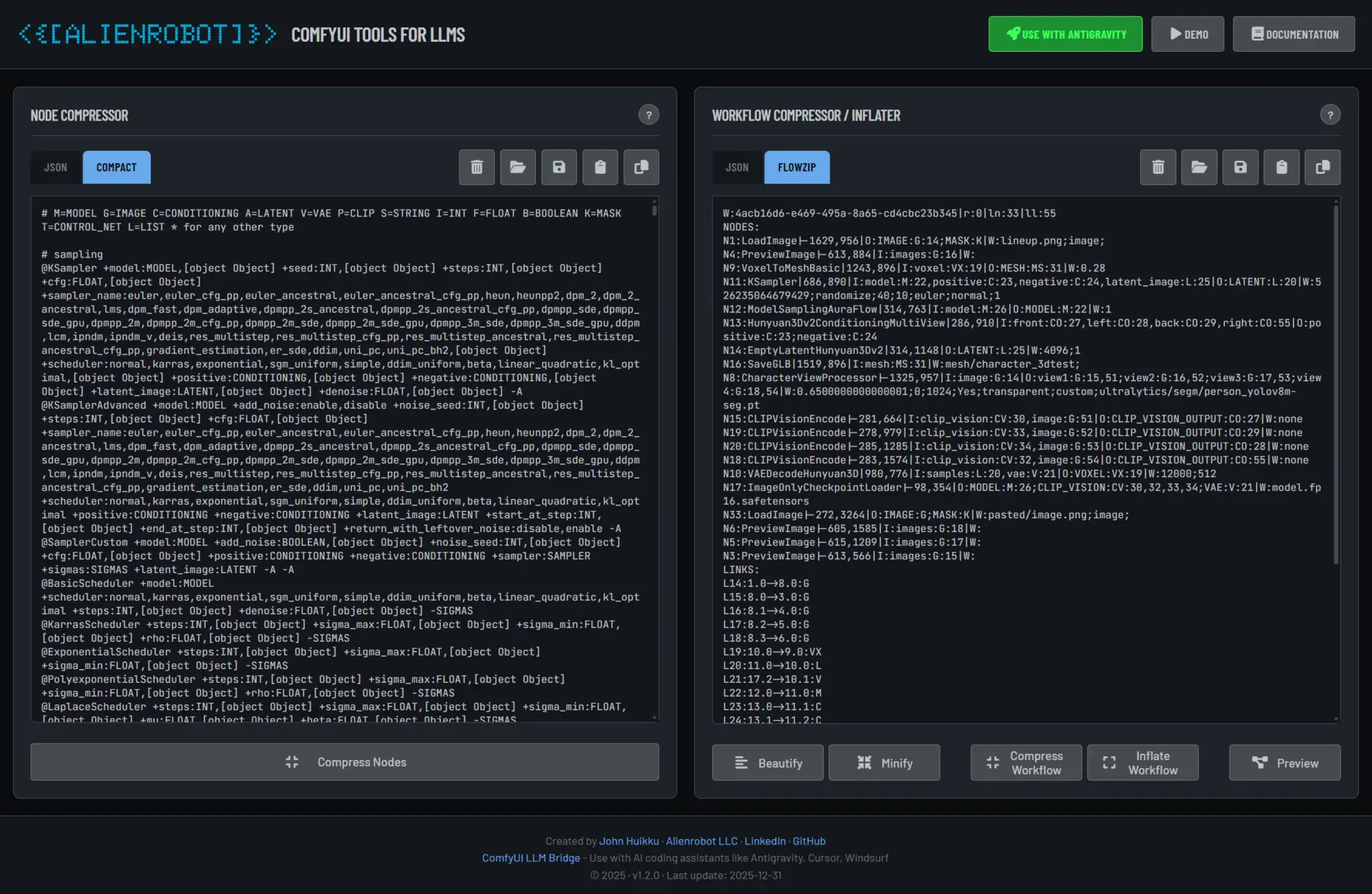ComfyUI LLM Tools Interface