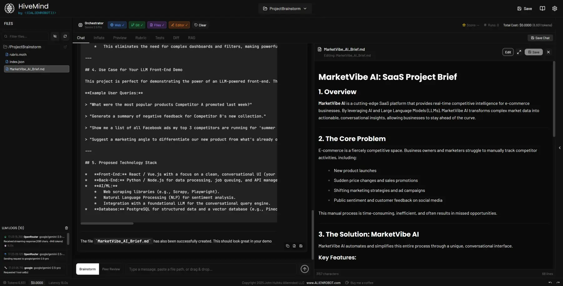 HiveMind Interface