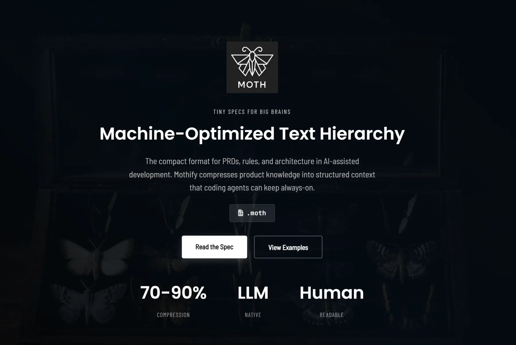 MOTH Documentation Interface